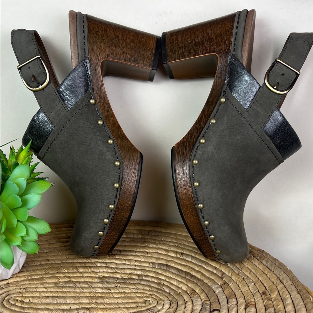 Dansko Della Heeled Leather Clog Slingback 40 - Picture 7 of 11